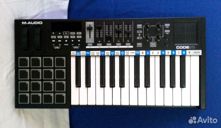 M-audio code 25 - midi клавиатура + стойка veston