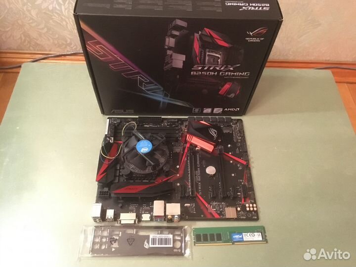 Материнские платы Asus strix B250H gaming и др