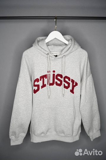 Stussy худи серое