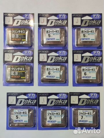 Крючки Owner deka Япония