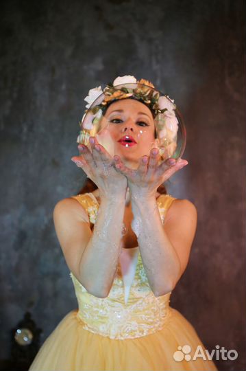 Шоу мыльных пузырей