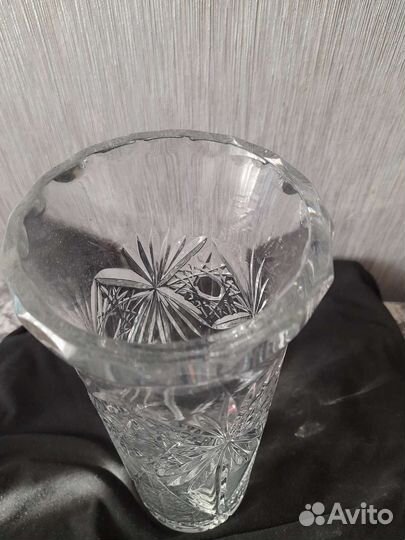 Ваза для цветов.Хрусталь. СССР