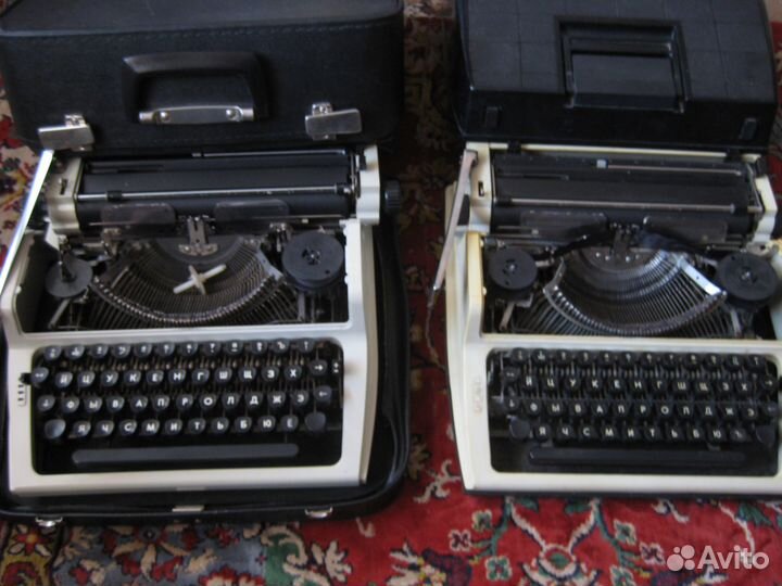 2 печатные машинки Роботрон Любава