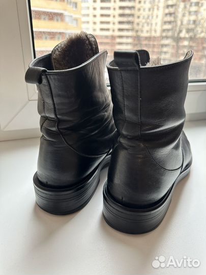 Ботинки зимние из натуральной кожи