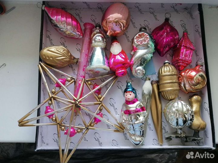 Елочные игрушки советские СССР