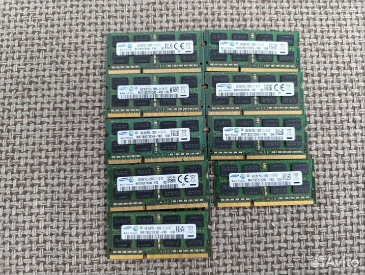 DDR3 1600 mhz 4GB Samsung SoDimm