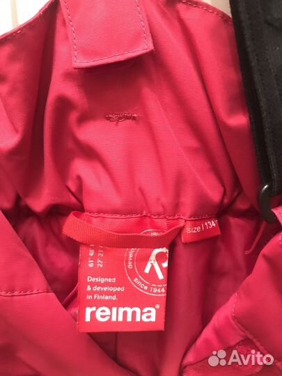 Зимние брюки reima 134 полукомбинезон