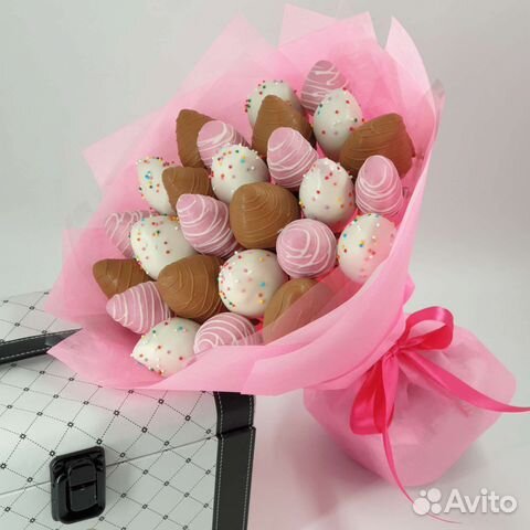 Клубника в шоколаде/ сладкий букет