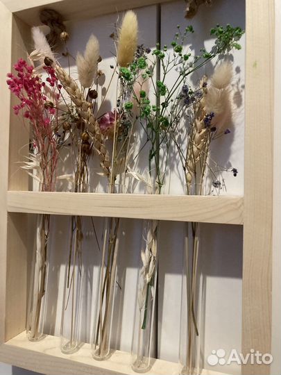 Рамка с сухоцветами