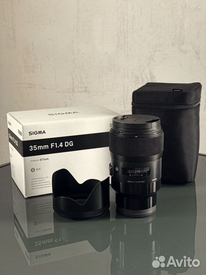 Объектив sony e sigma 35mm f1.4 ART