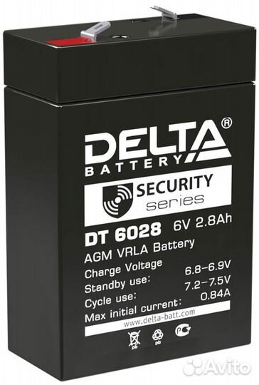 Аккумулятор Delta DT 6028