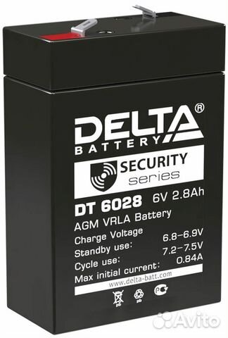 Аккумулятор Delta DT 6028