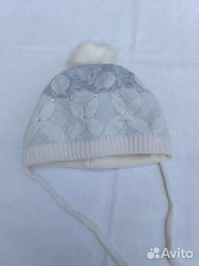 Шапка шерсть теплая р.48-50