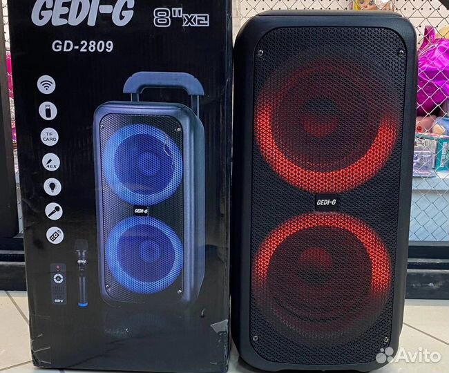 Портативная акустика Gedi Technology с караоке