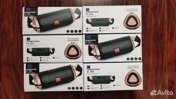 Блютуз колонка charge mini ET-801