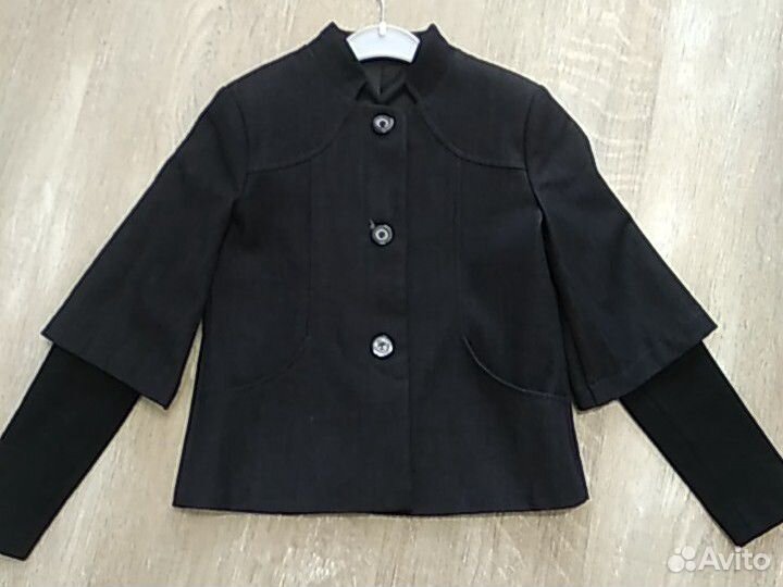 Пиджак на девочку 7-10 лет