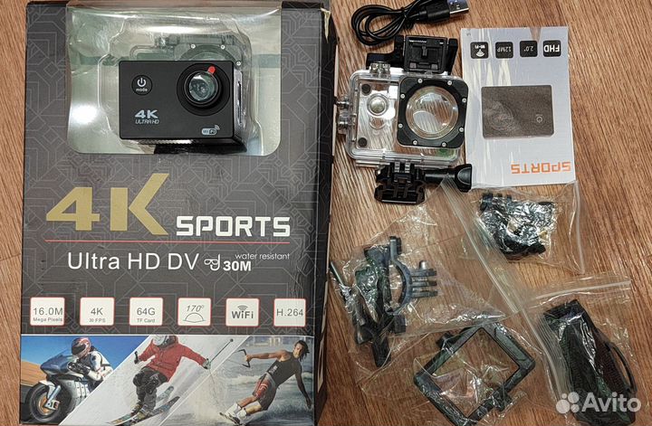 Экшн камера 4к Wi-Fi