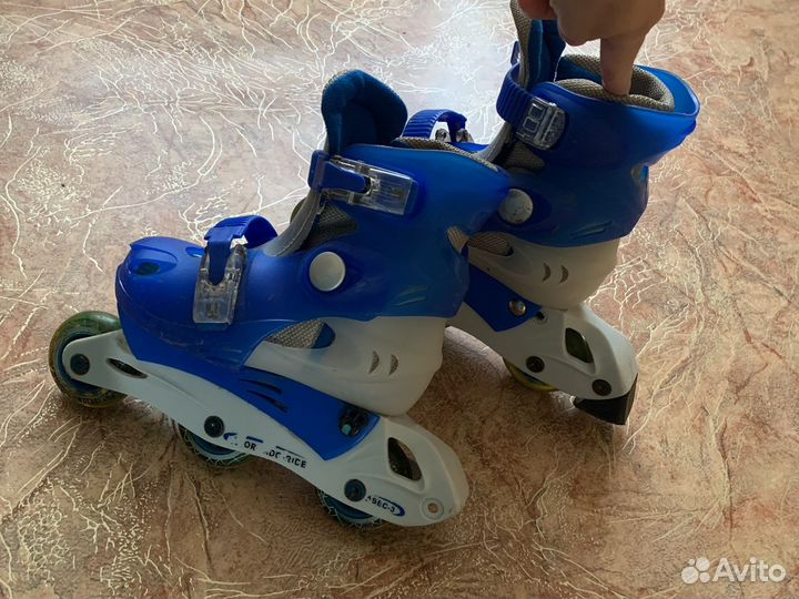 Роликовые коньки детские раздвижные