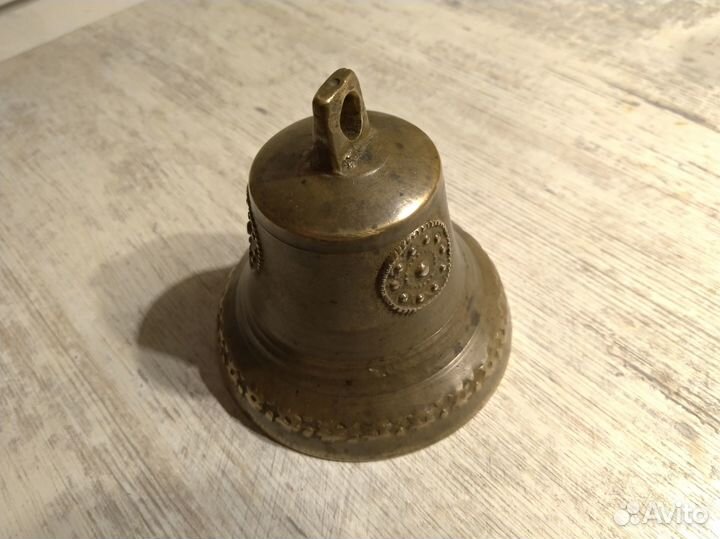 Колокольчик поддужный с красивым орнаментом 10,5см