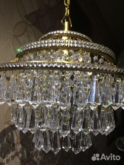 Светильник подвесной винтаж. Чеславакия