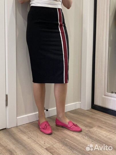 Юбка карандаш черная