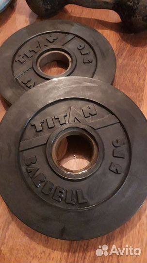 Штанга, гантели, гриф, блины времён СССР