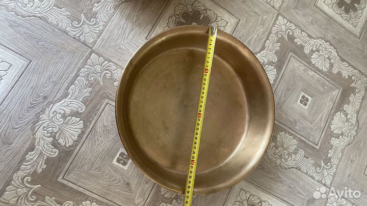 Латунный таз для варки варенья