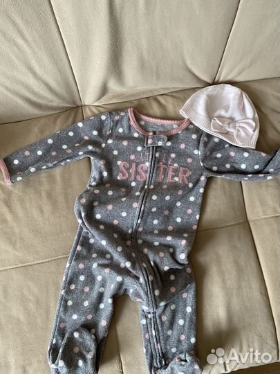 Пакет вещей Carters H&M Zara для девочки 6-9мес