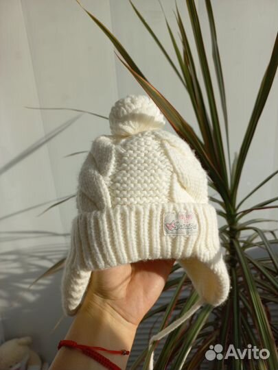 Зимняя шапочка на девочку