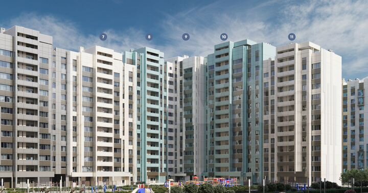 1-к. квартира, 38,1 м², 6/14 эт.