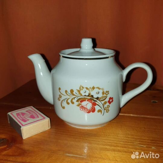 Чайник заварочный СССР 500 мл фарфоровый