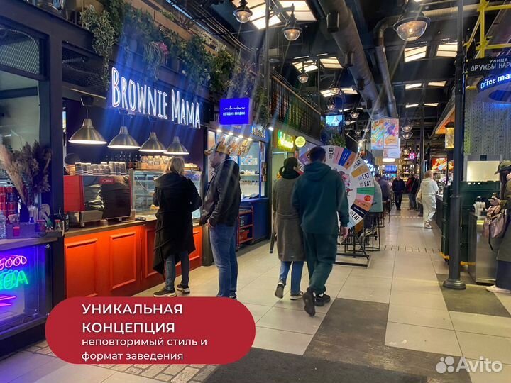Перспективная кофейня на первом этаже крупного ТЦ