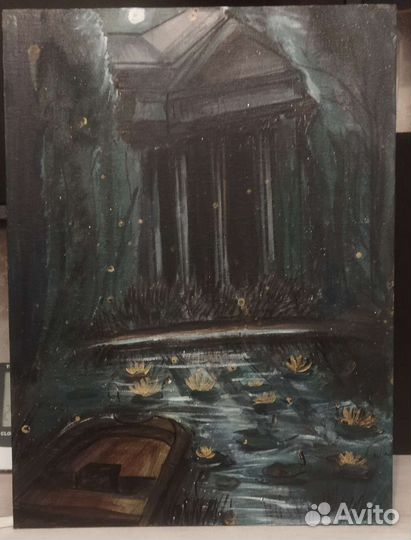 Картина акрилом на холсте