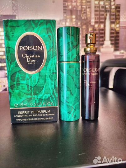 Poison Christian Dior 15ml духи винтаж