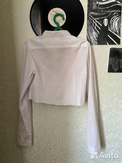 Укороченая рубашка для девочек y2k