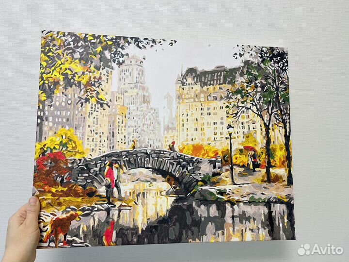 Картина Осень в Нью-Йорке