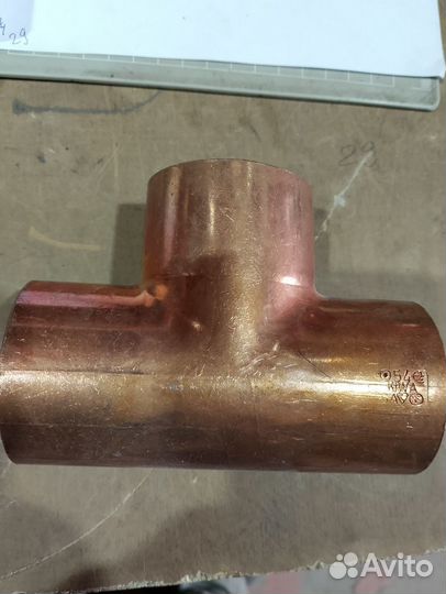 Тройник медный вп*вп*вп 15,18,22,35,42,54мм