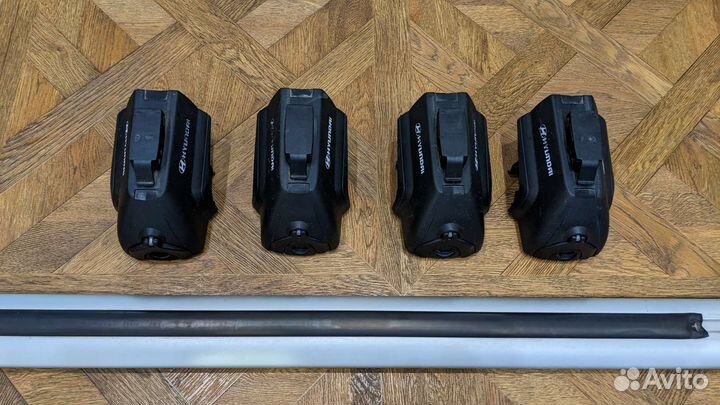 Багажник на рейлинги hyundai santafe