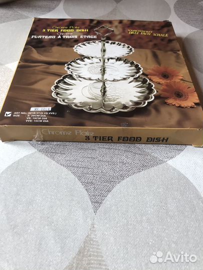 Ваза для фруктов 3 яруса