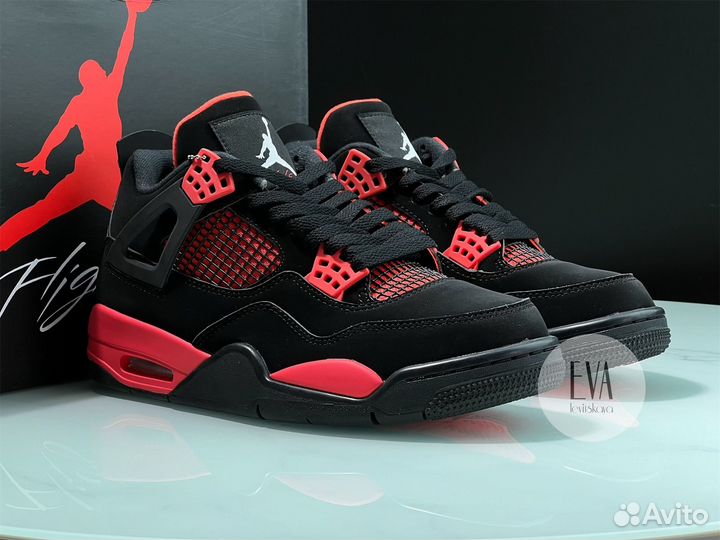 Кроссовки Air Jordan 4 Retro 'Red Thunder'