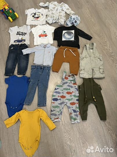 Вещи пакетом на мальчика 74- 80 брендовые