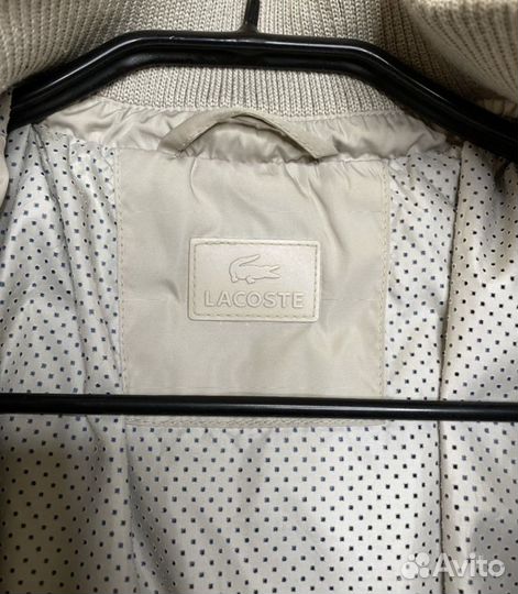 Пуховик lacoste 42