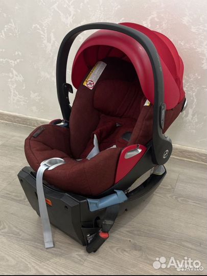 Автолюлька cybex cloud q plus с базой isofix