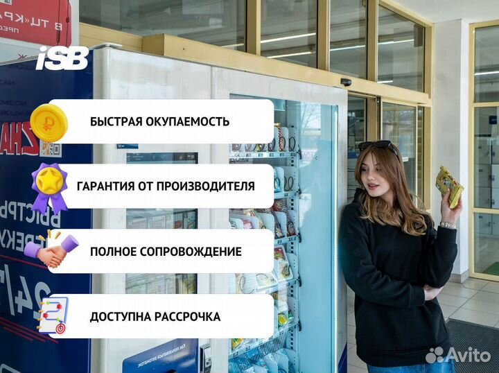 Вендинговое оборудование с высоким доходом