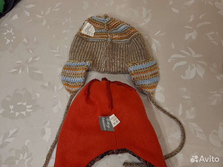 Комплект Шарф и шапка для мальчика, на 1-2 года