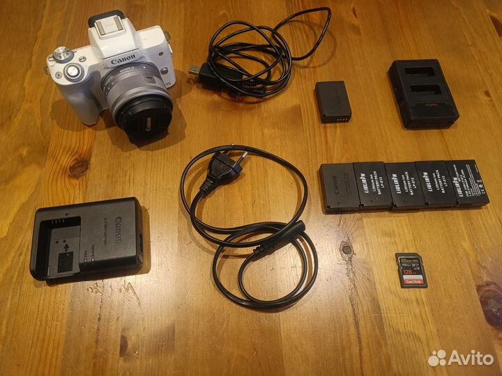 Canon eos m50 kit, FHD, UHD, 4k камера