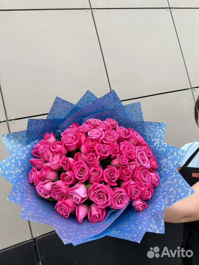 Цветы розы букет