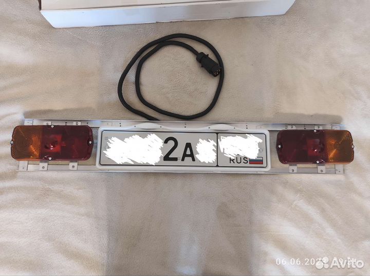 Рамка под гос номер с задними фонарями