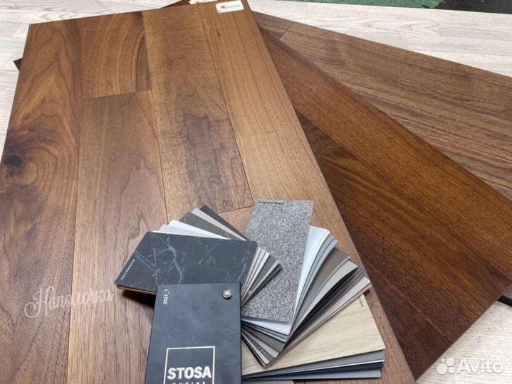 Паркетная доска орех американский