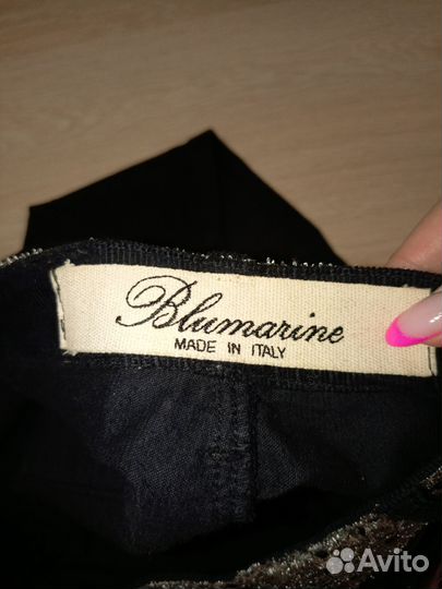 Винтажная юбка Blumarine jeans Swarovski